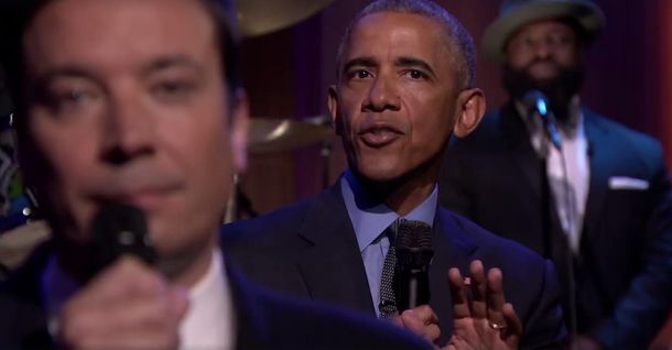 Обама спел о собственных достижениях на посту президента под слоу джем