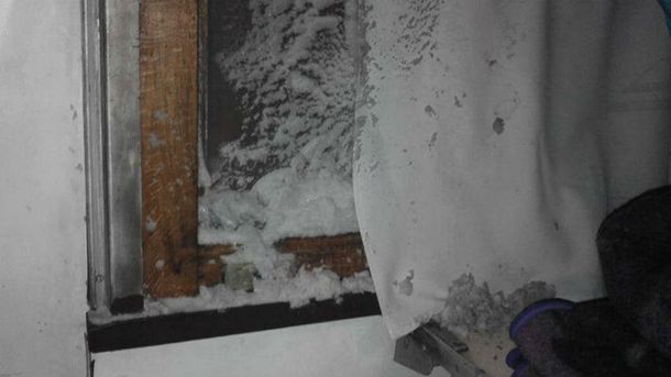 Снег в вагоне