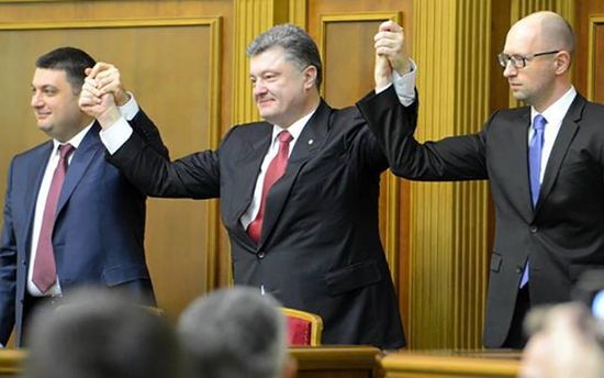 Порошенко та Яценюк зустрічаються з Ахметовим Порошенко та Яценюк зустрічаються з Ахметовим