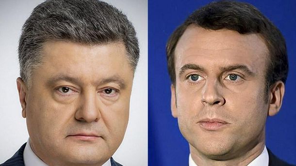 П.Порошенко запросив Е.Макрона в Україну