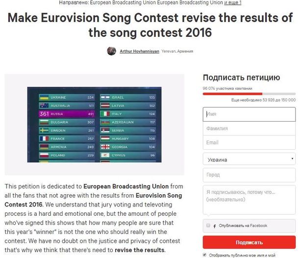 Россияне планируют оспорить победу Джамалы на Евровидении 1