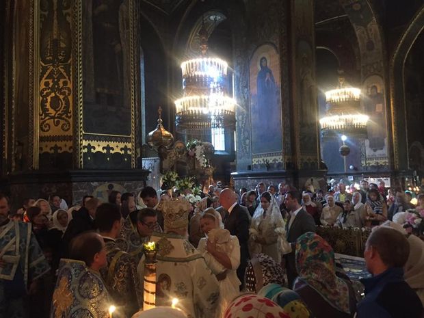 Юлия Тимошенко крестила внучку во Владимирском соборе в Киеве