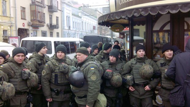 силовики, Київ, мітинг