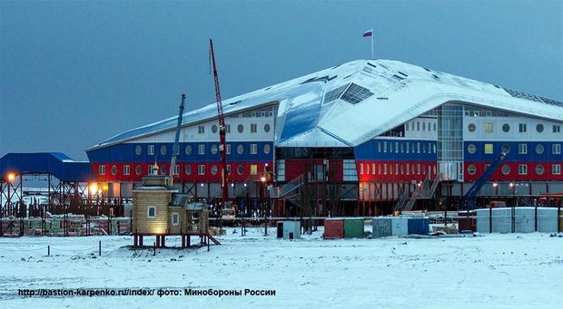 Россия впервые показала военную базу в Арктике 2