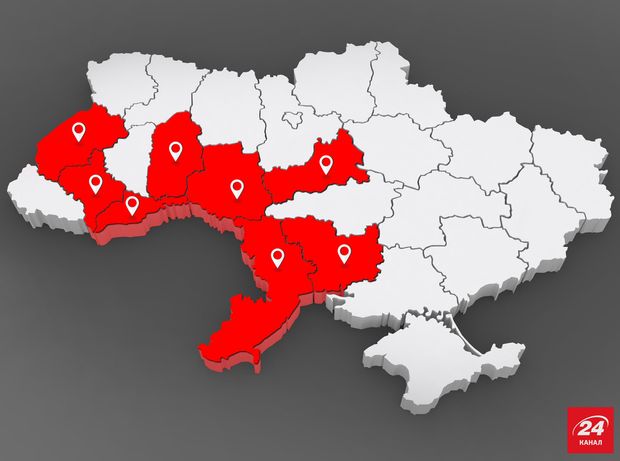Які області замете снігом Які області замете снігом