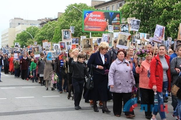 Парад в окупованому Луганську